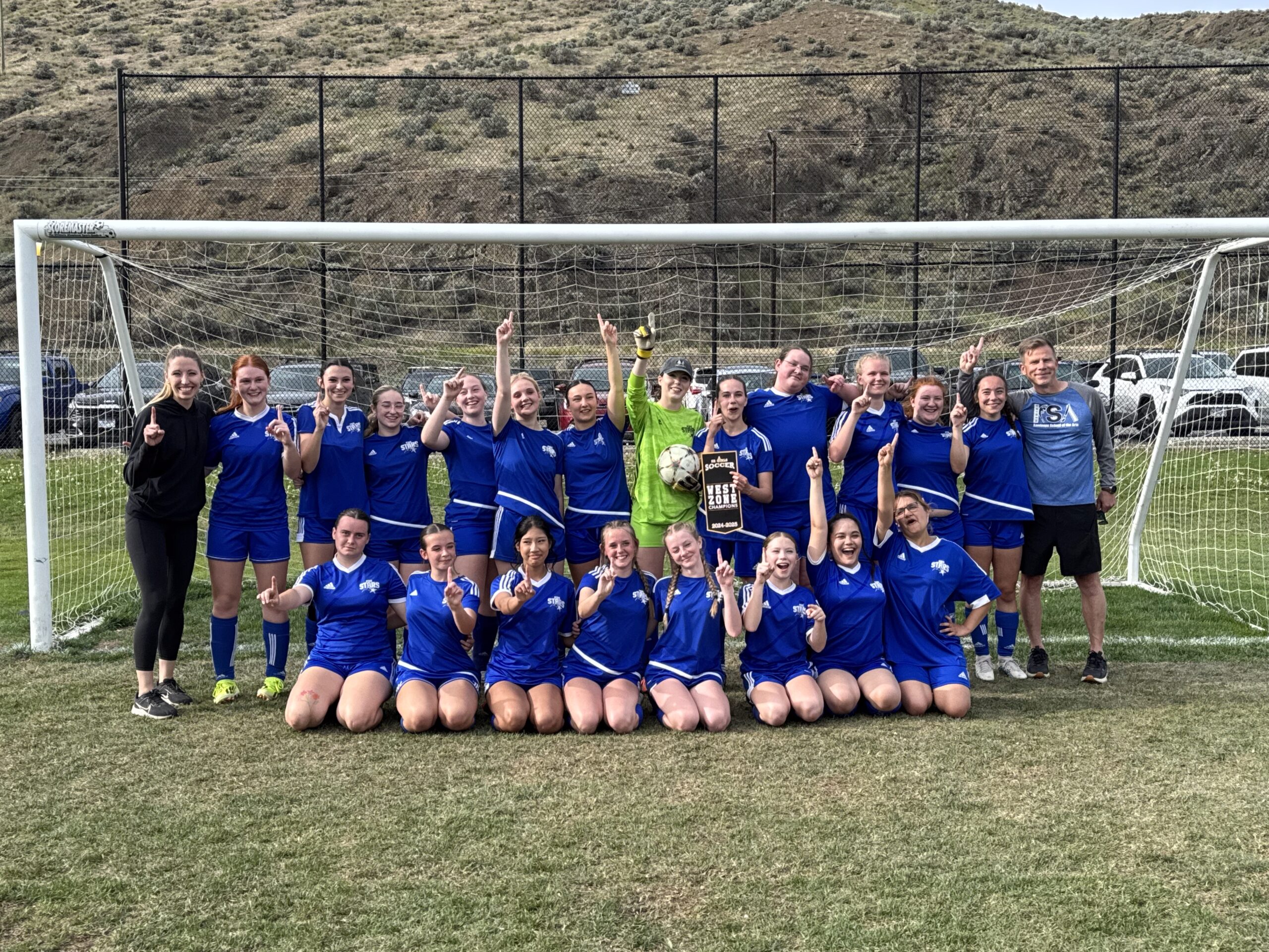 Arts school students conquer the soccer field